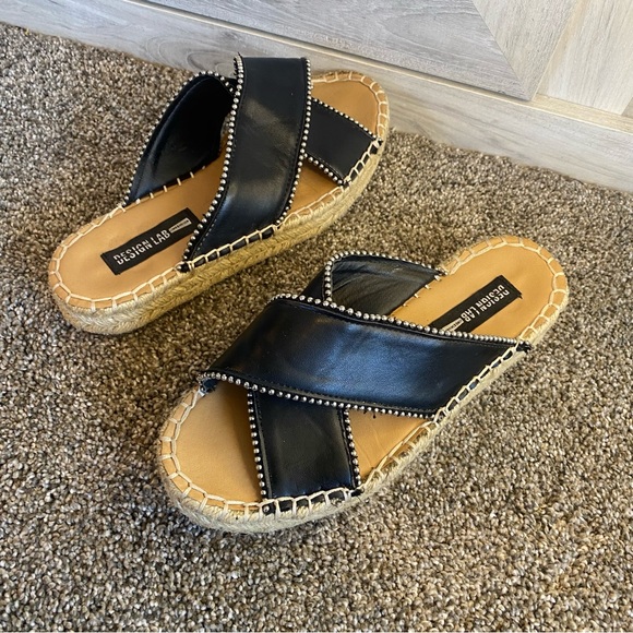 Lord & Taylor Design Lab Indie Studded Espadrilles Sandals 6 - Picture 6 of 11